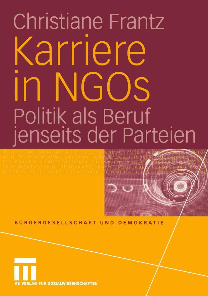 Vorderes Coverbild Karriere in NGOs