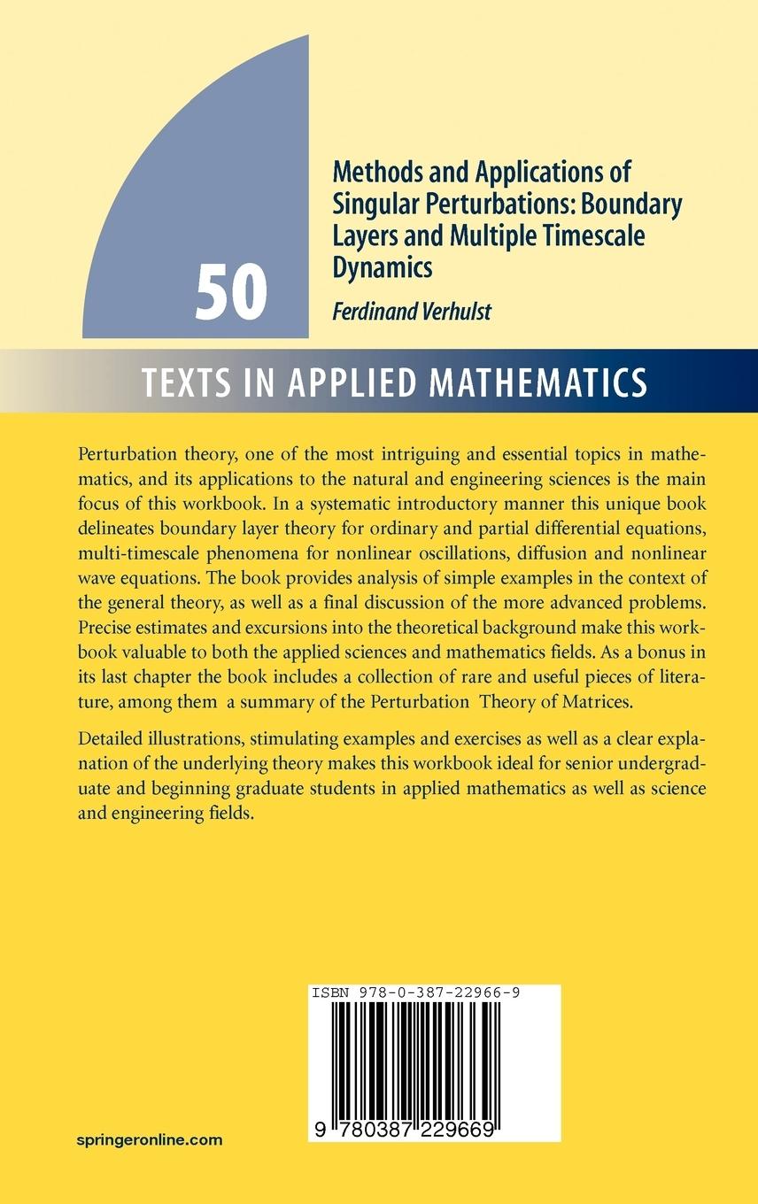 Rückseitencover Methods and Applications of Singular Perturbations