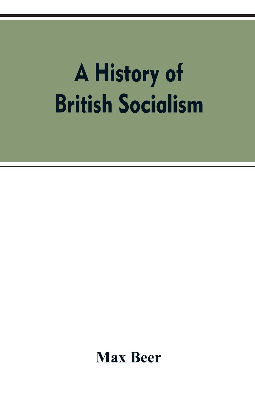Vorderes Coverbild A history of British socialism