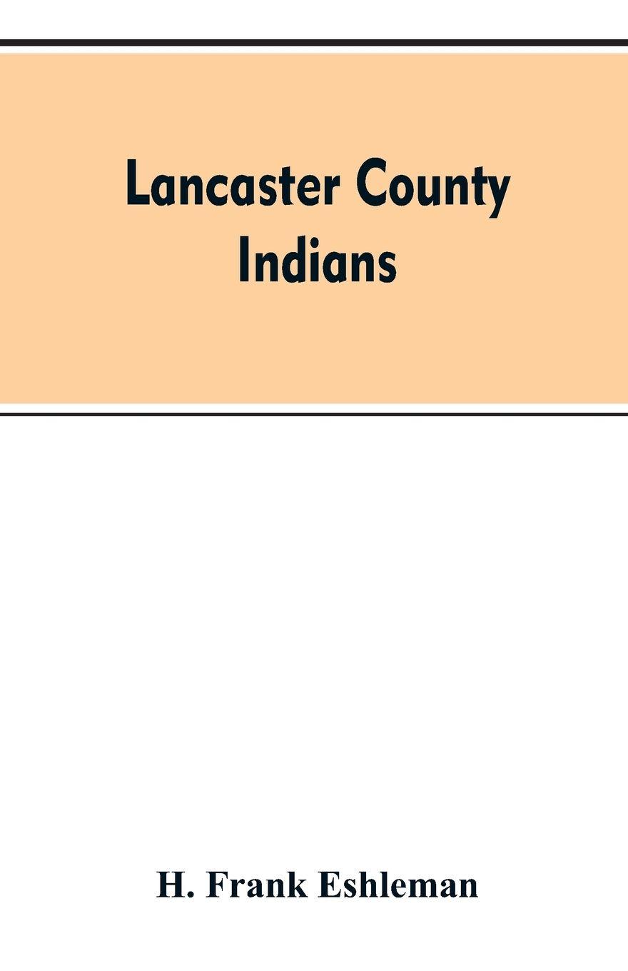 Vorderes Coverbild Lancaster county Indians
