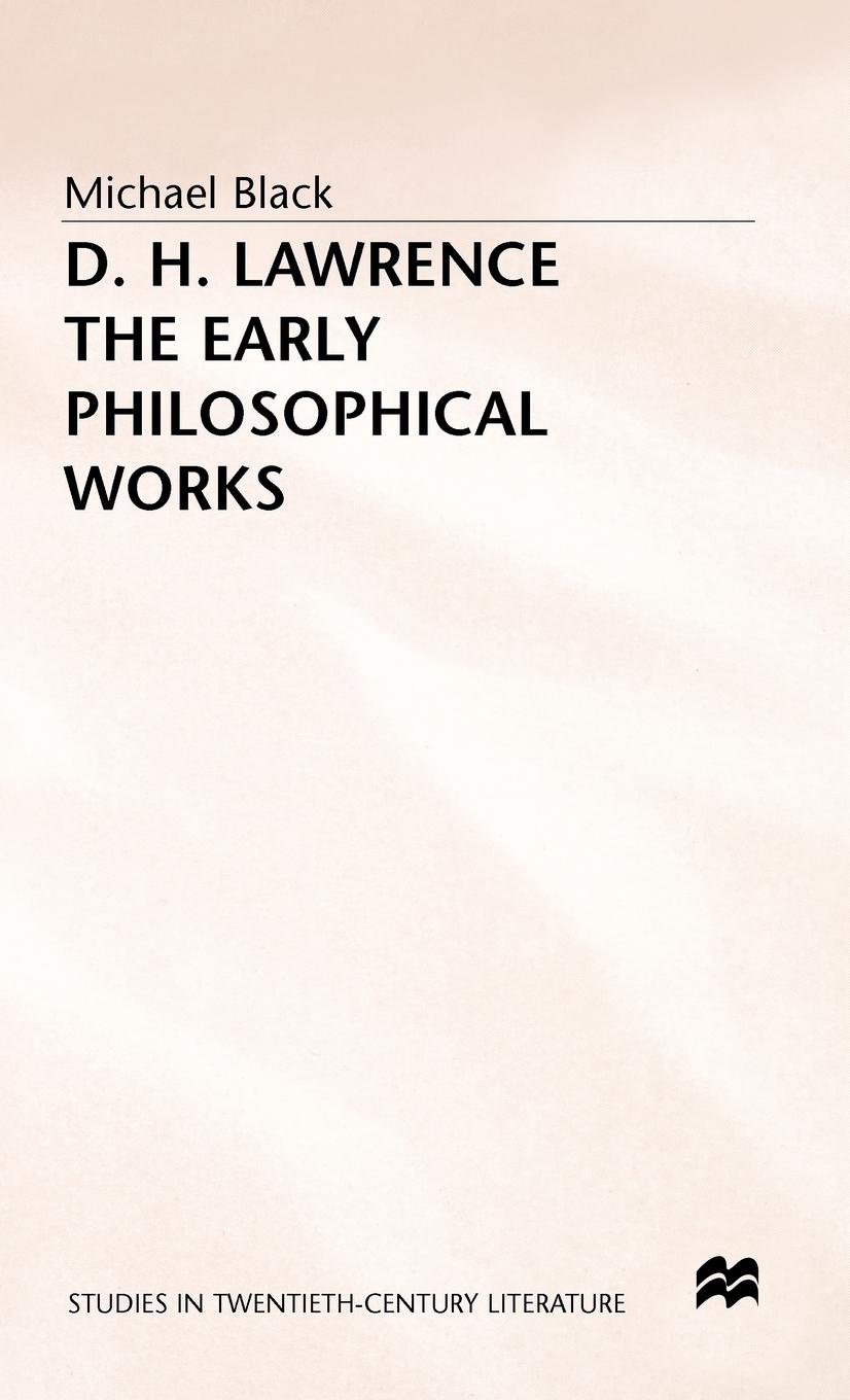 Vorderes Coverbild D.H. Lawrence: The Early Philosophical Works