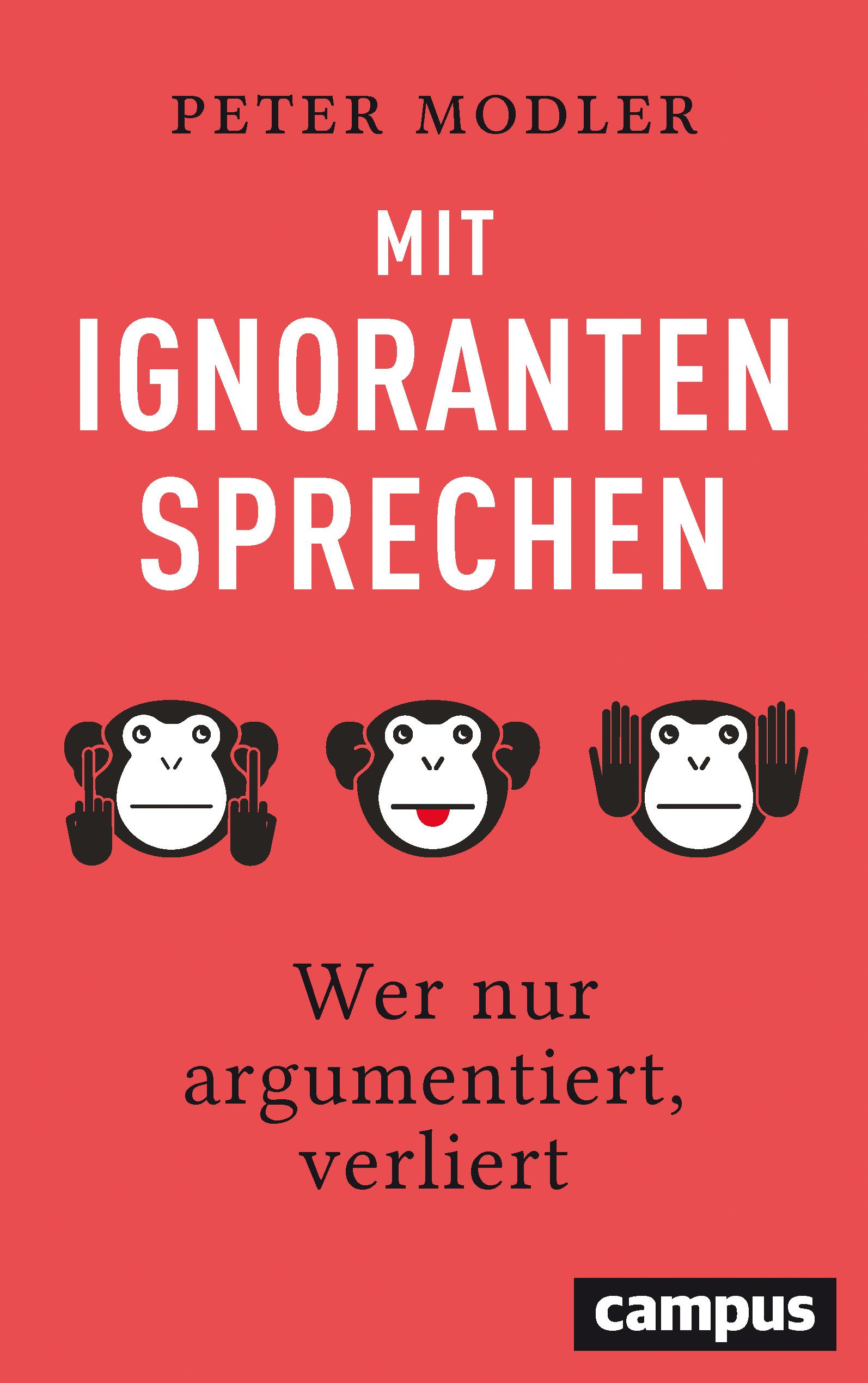 Vorderes Coverbild Mit Ignoranten sprechen