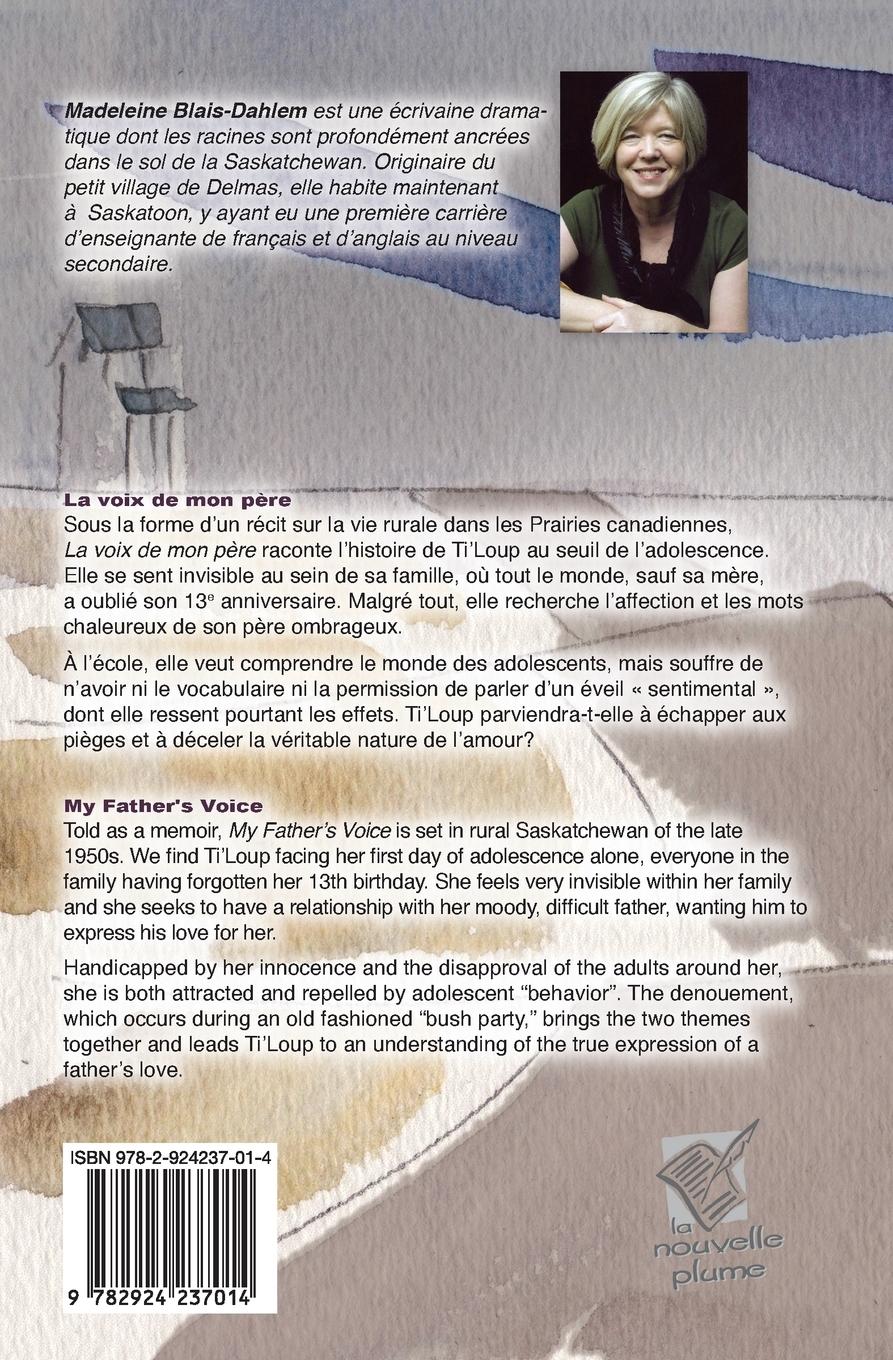 Rückseitencover La voix de mon père / My Father's Voice