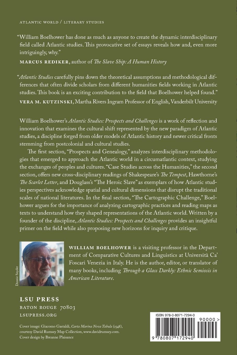 Rückseitencover Atlantic Studies