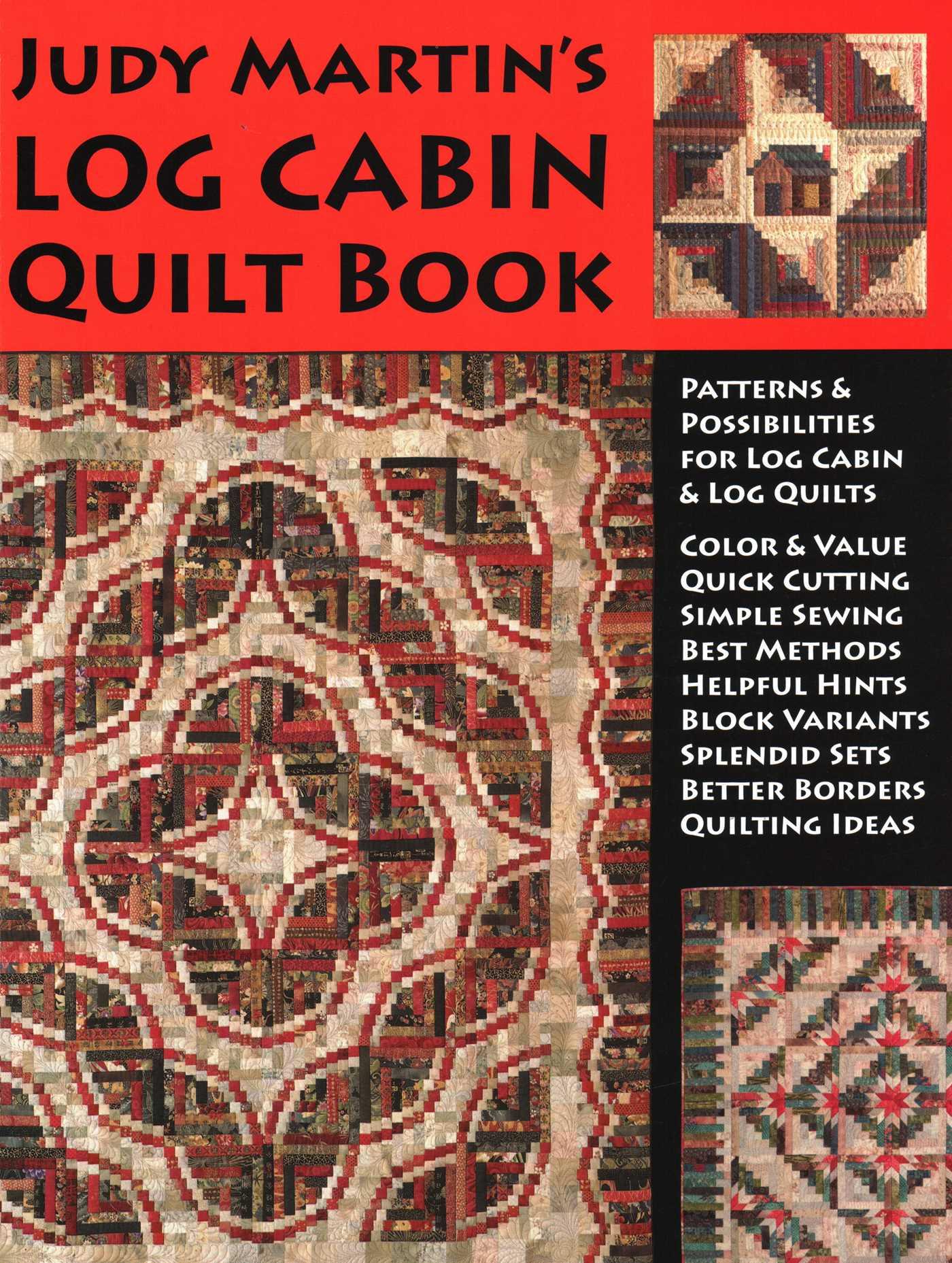 Vorderes Coverbild Judy Martin's Log Cabin Quilt Book