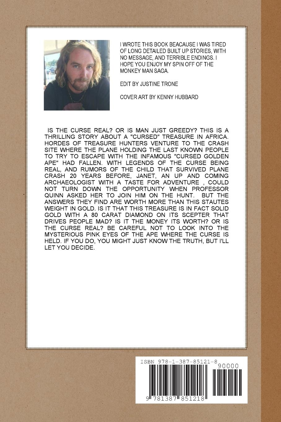 Rückseitencover CURSE OF THE GOLDEN APE