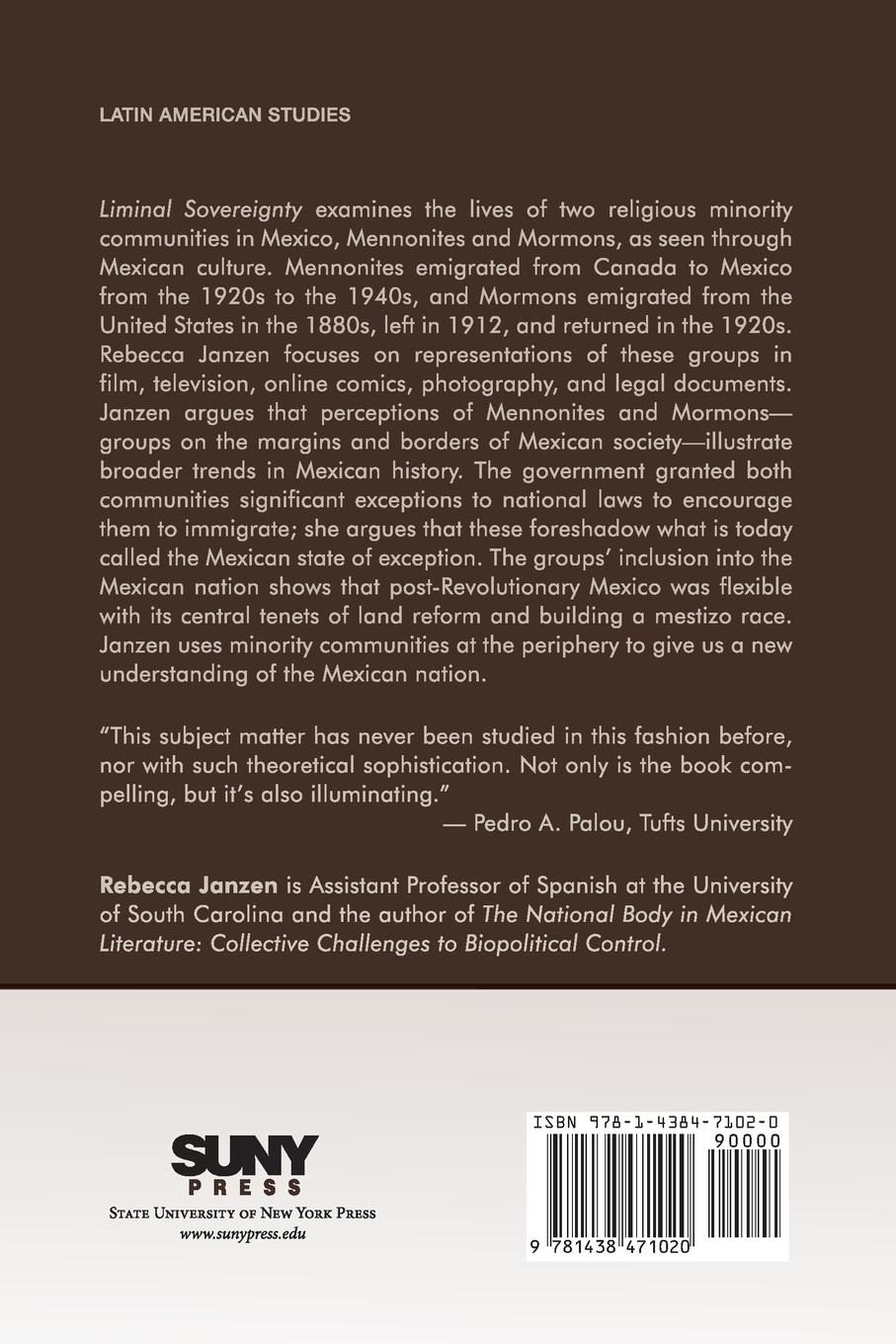 Rückseitencover Liminal Sovereignty