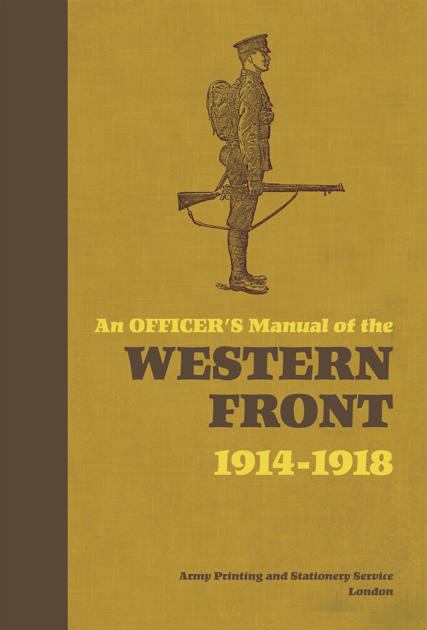 Vorderes Coverbild An Officer's Manual of the Western Front