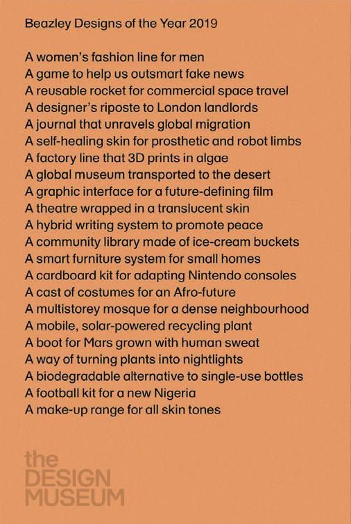 Vorderes Coverbild Beazley Designs of the Year 2019