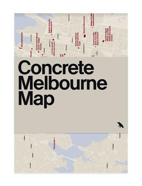 Vorderes Coverbild Concrete Melbourne Map