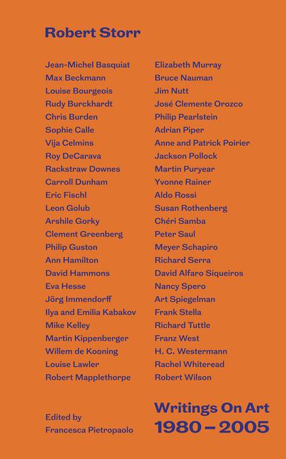 Vorderes Coverbild Writings on Art 1980-2005