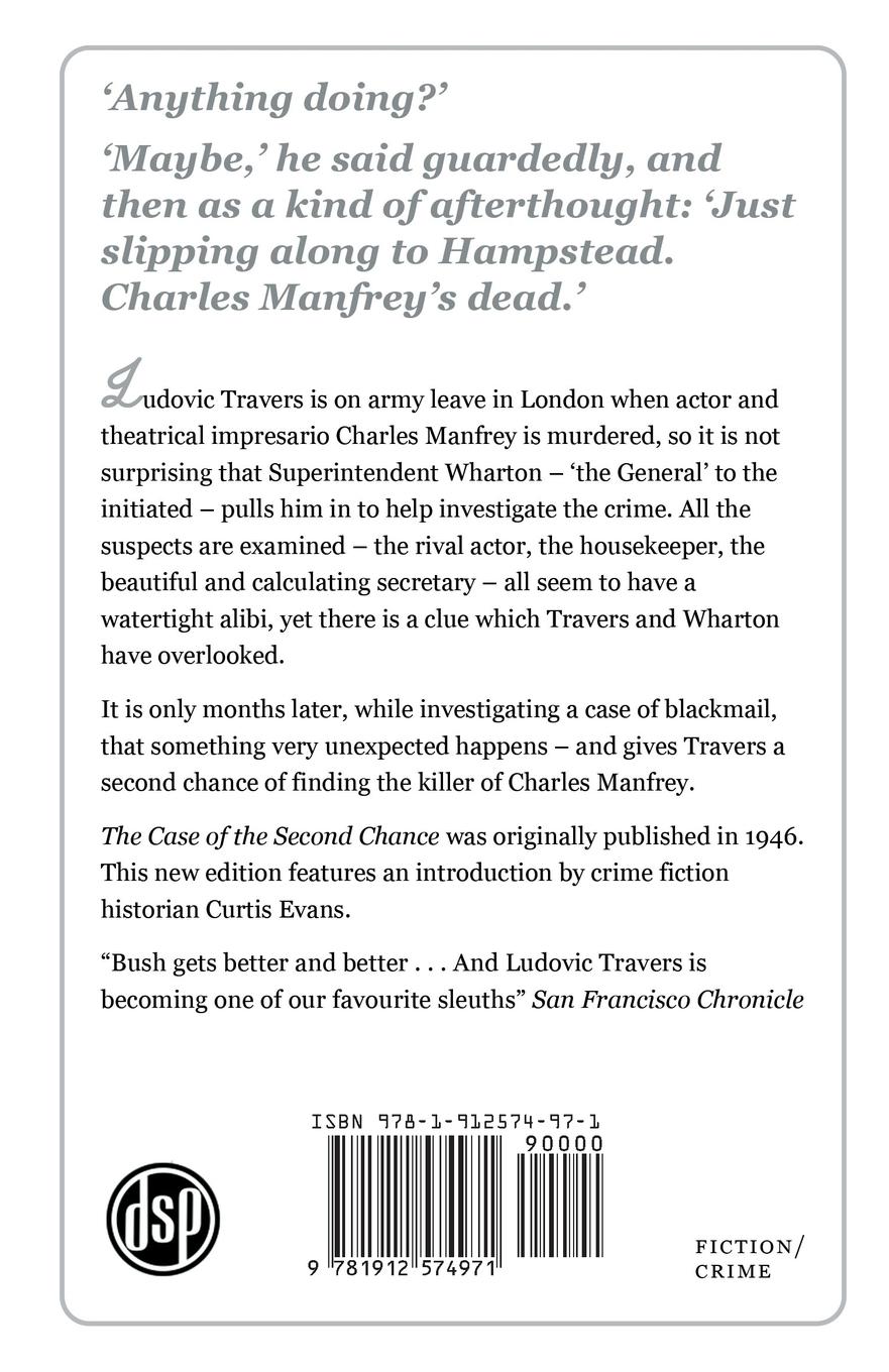 Rückseitencover The Case of the Second Chance