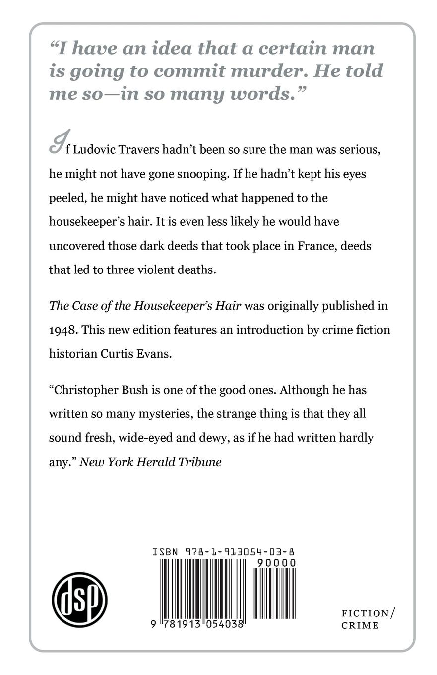 Rückseitencover The Case of the Housekeeper's Hair