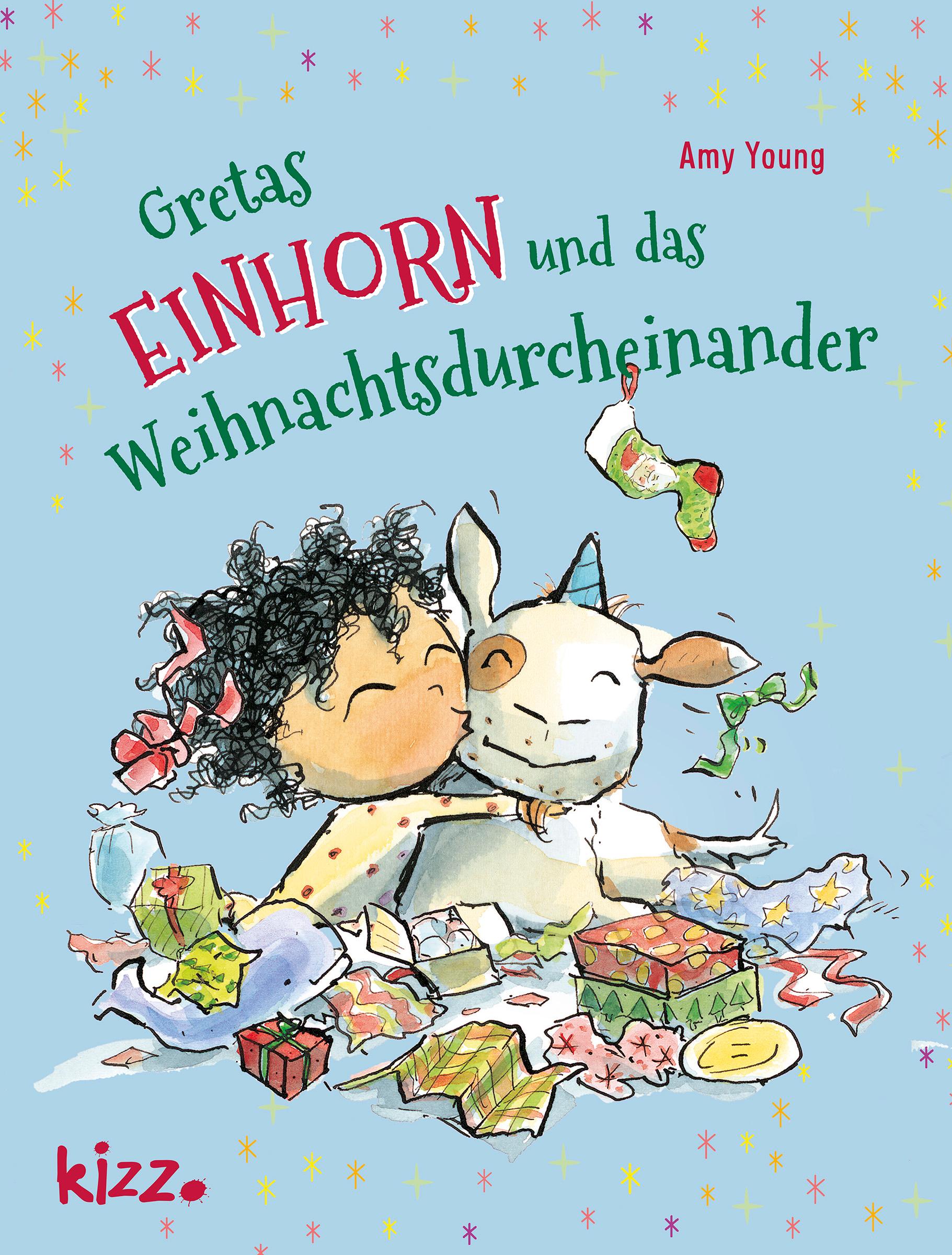 Vorderes Coverbild Gretas Einhorn und das Weihnachtsdurcheinander