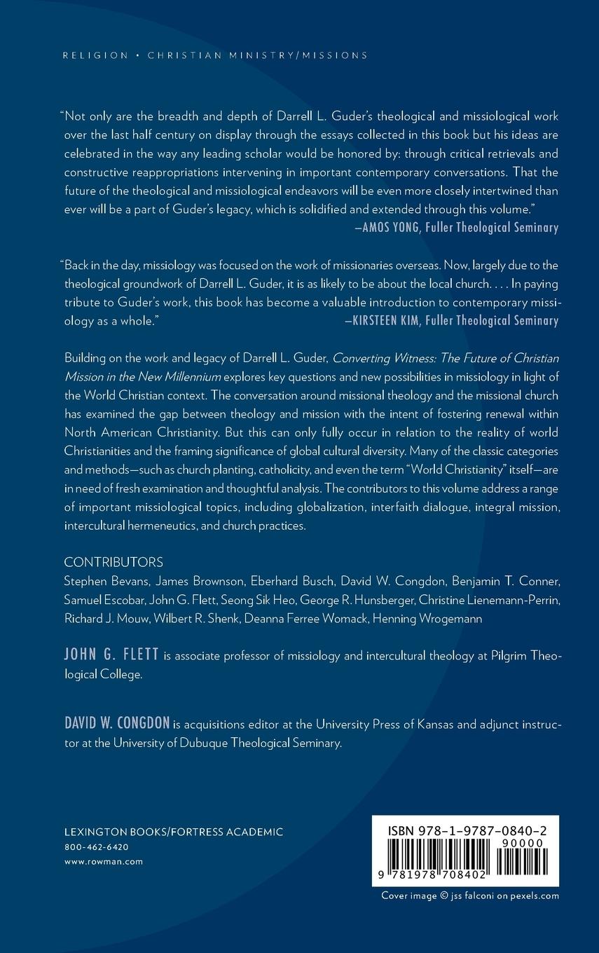 Rückseitencover Converting Witness