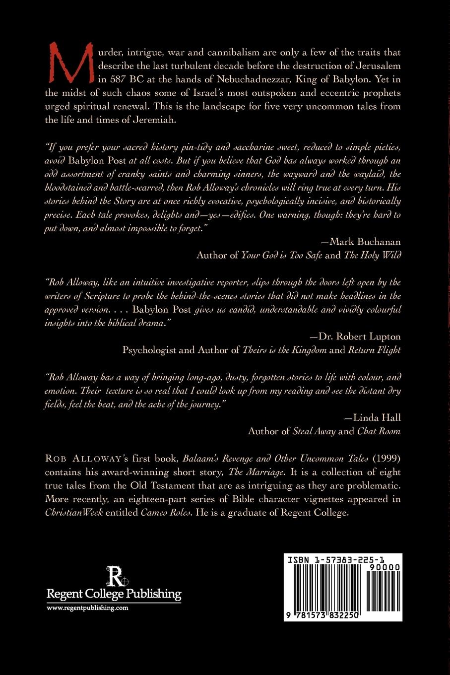 Rückseitencover Babylon Post