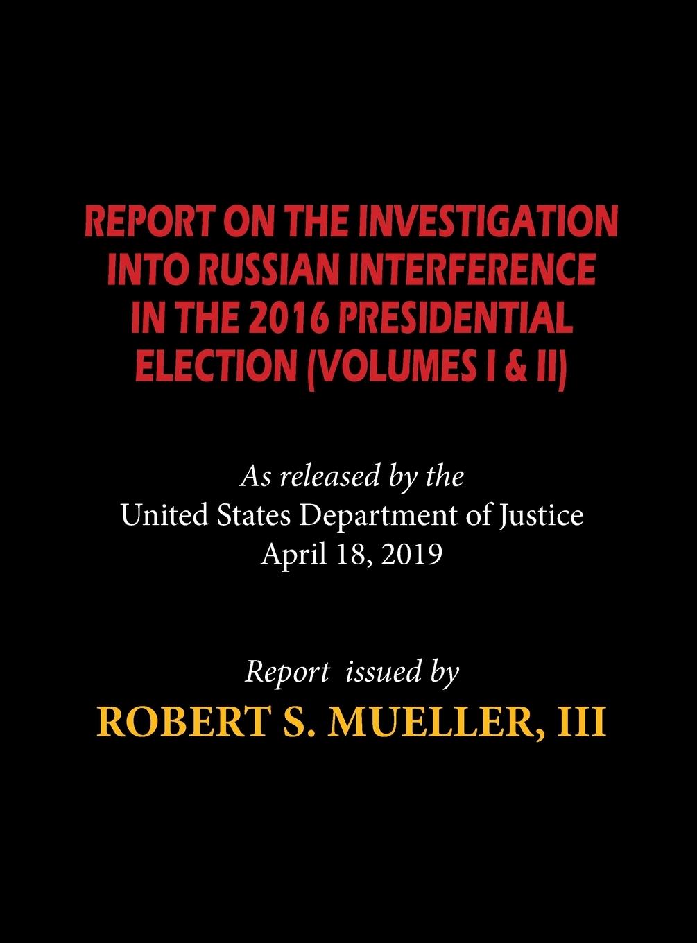 Vorderes Coverbild The Mueller Report (Hardcover)