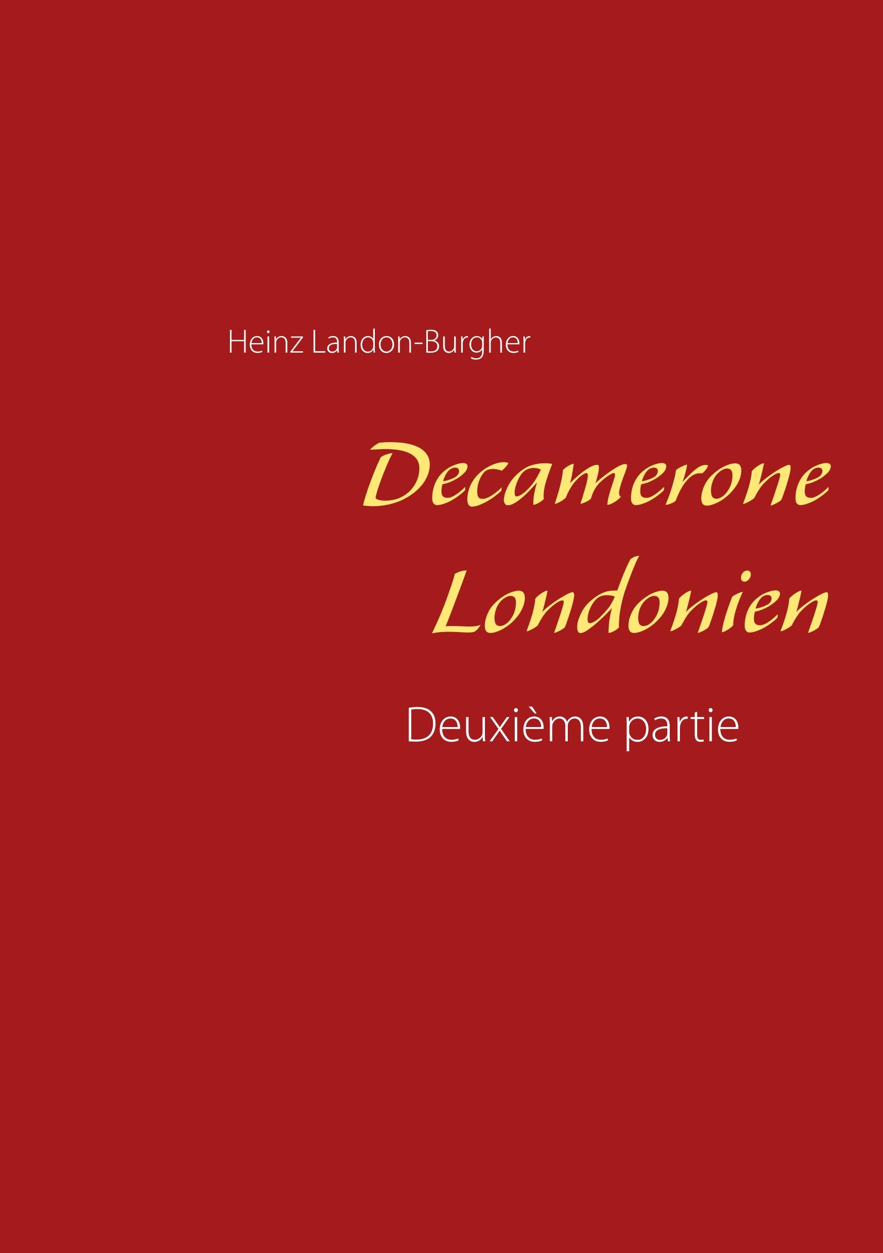 Vorderes Coverbild Decamerone Londonien