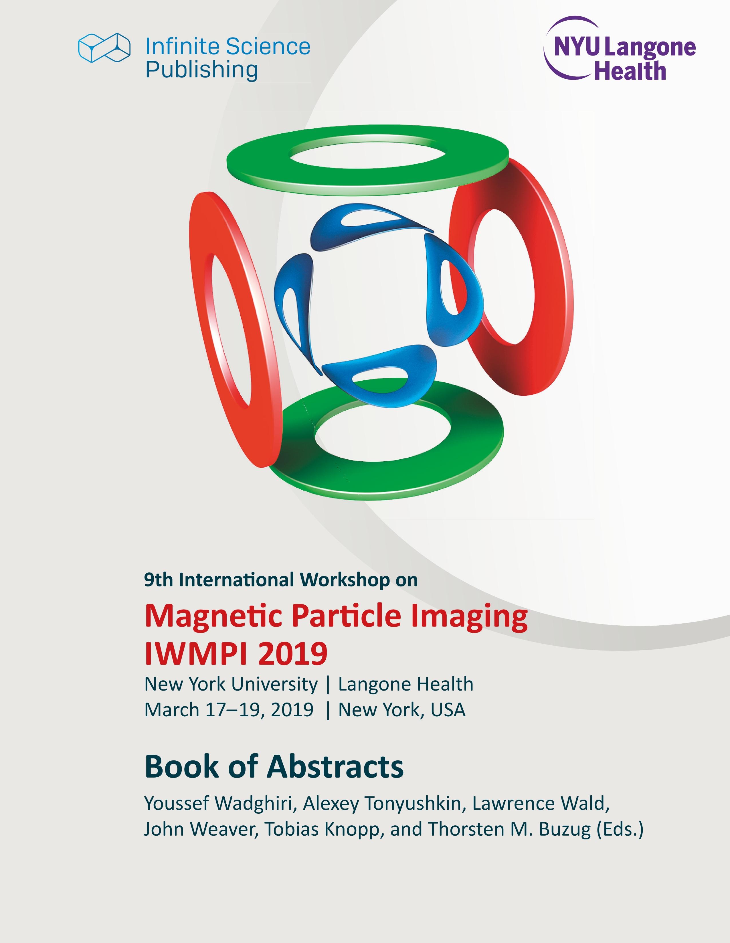 Vorderes Coverbild 9th International Workshop on Magnetic Particle Imaging (IWMPI 2019)