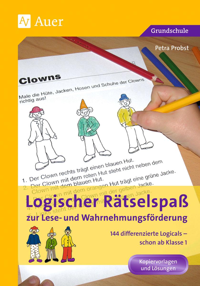 Vorderes Coverbild Logischer Rätselspaß zur Lese- und Wahrnehmungsförderung
