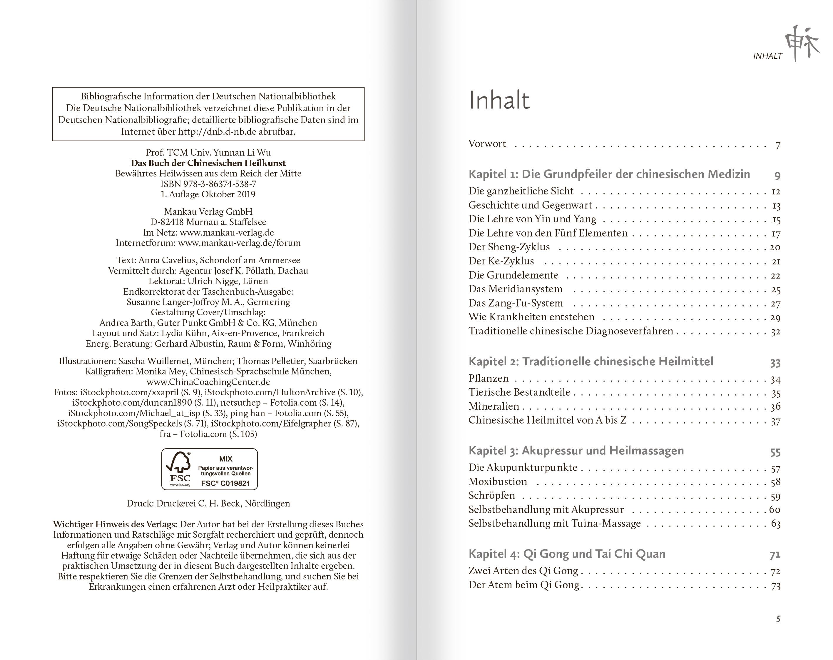 Beispielinhalt (Bild) Das Buch der Chinesischen Heilkunst