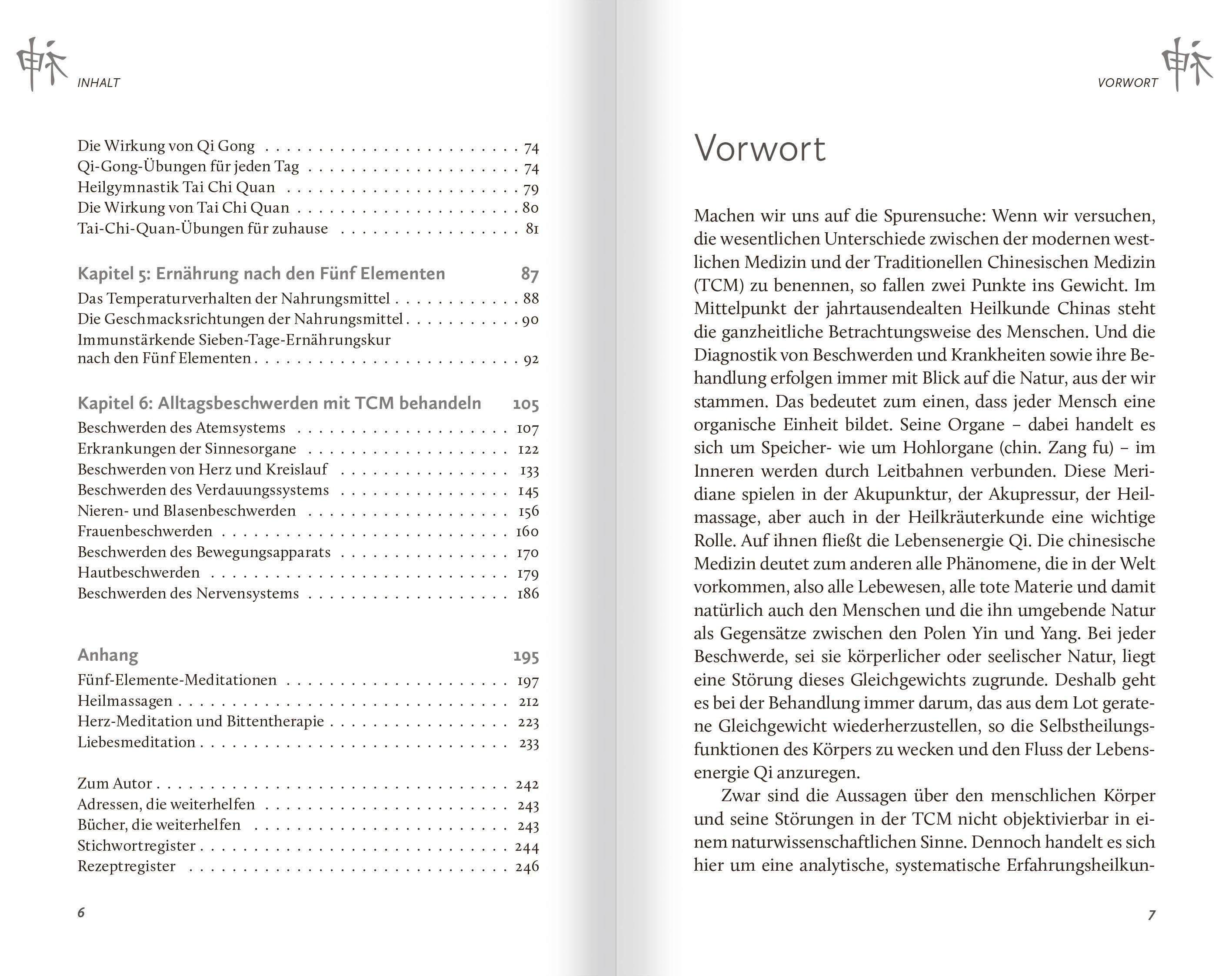 Beispielinhalt (Bild) Das Buch der Chinesischen Heilkunst