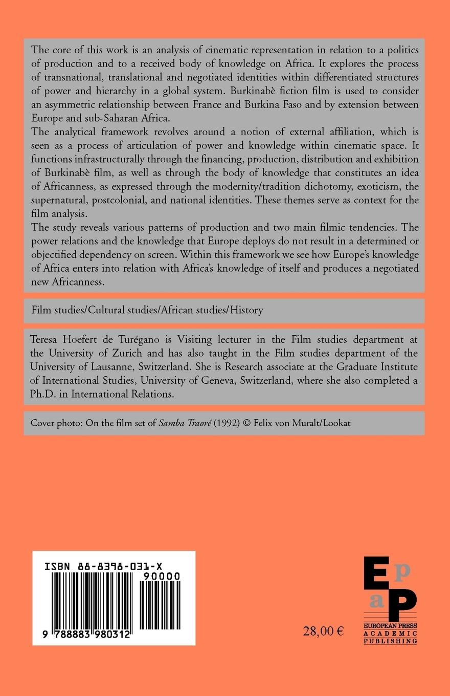 Rückseitencover African Cinema and Europe