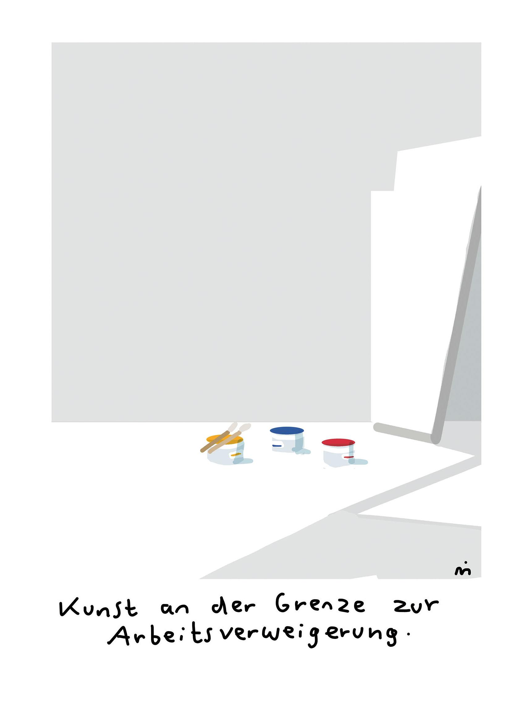 Beispielinhalt (Bild) Sagen Sie jetzt nicht, das ist Kunst...