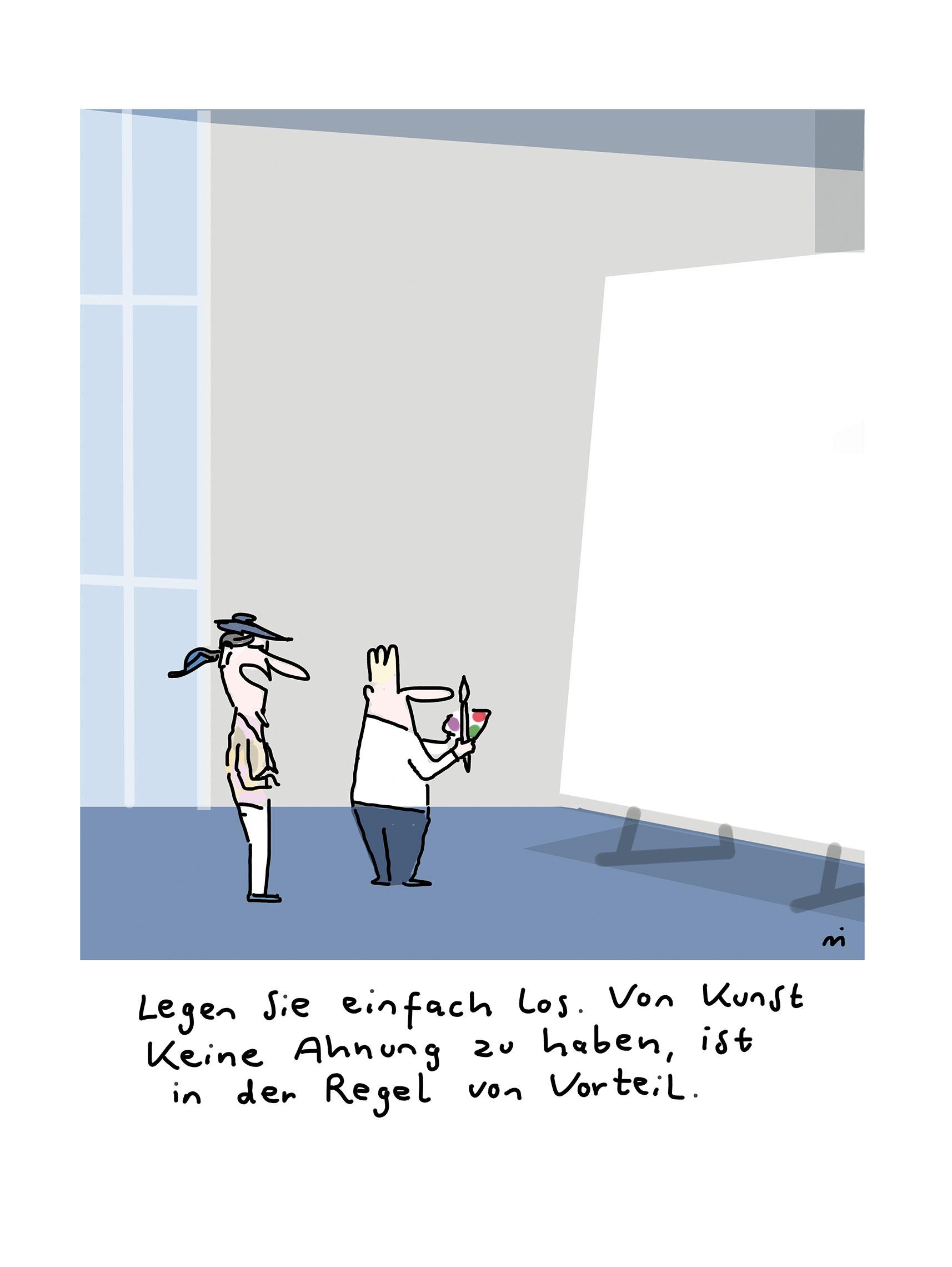 Beispielinhalt (Bild) Sagen Sie jetzt nicht, das ist Kunst...