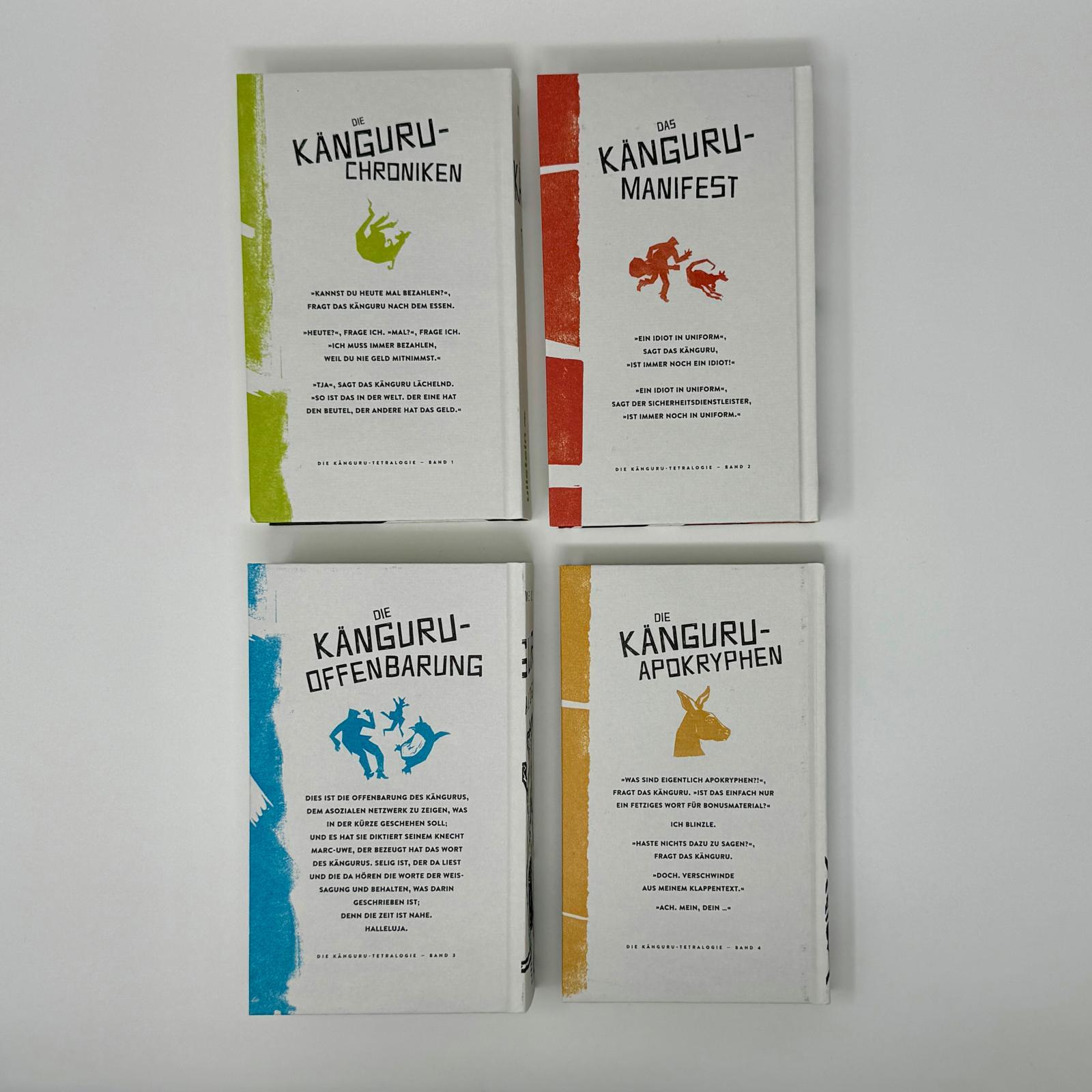 Beispielinhalt (Bild) Die Känguru-Tetralogie