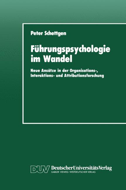 Vorderes Coverbild Führungspsychologie im Wandel