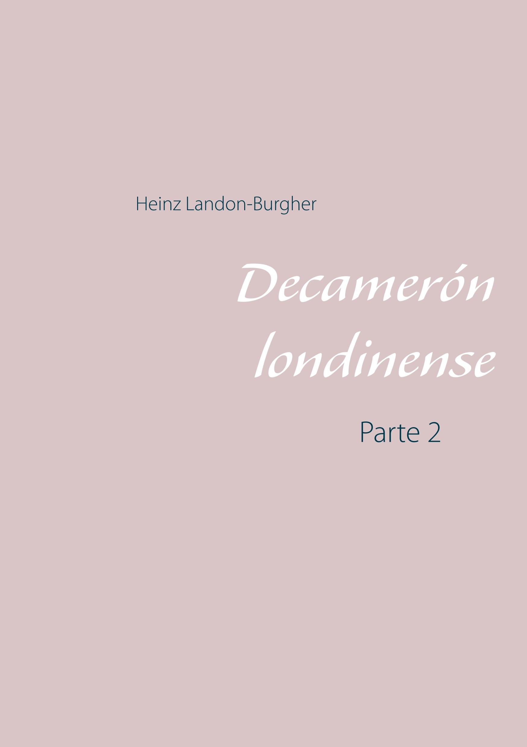 Vorderes Coverbild Decamerón londinense