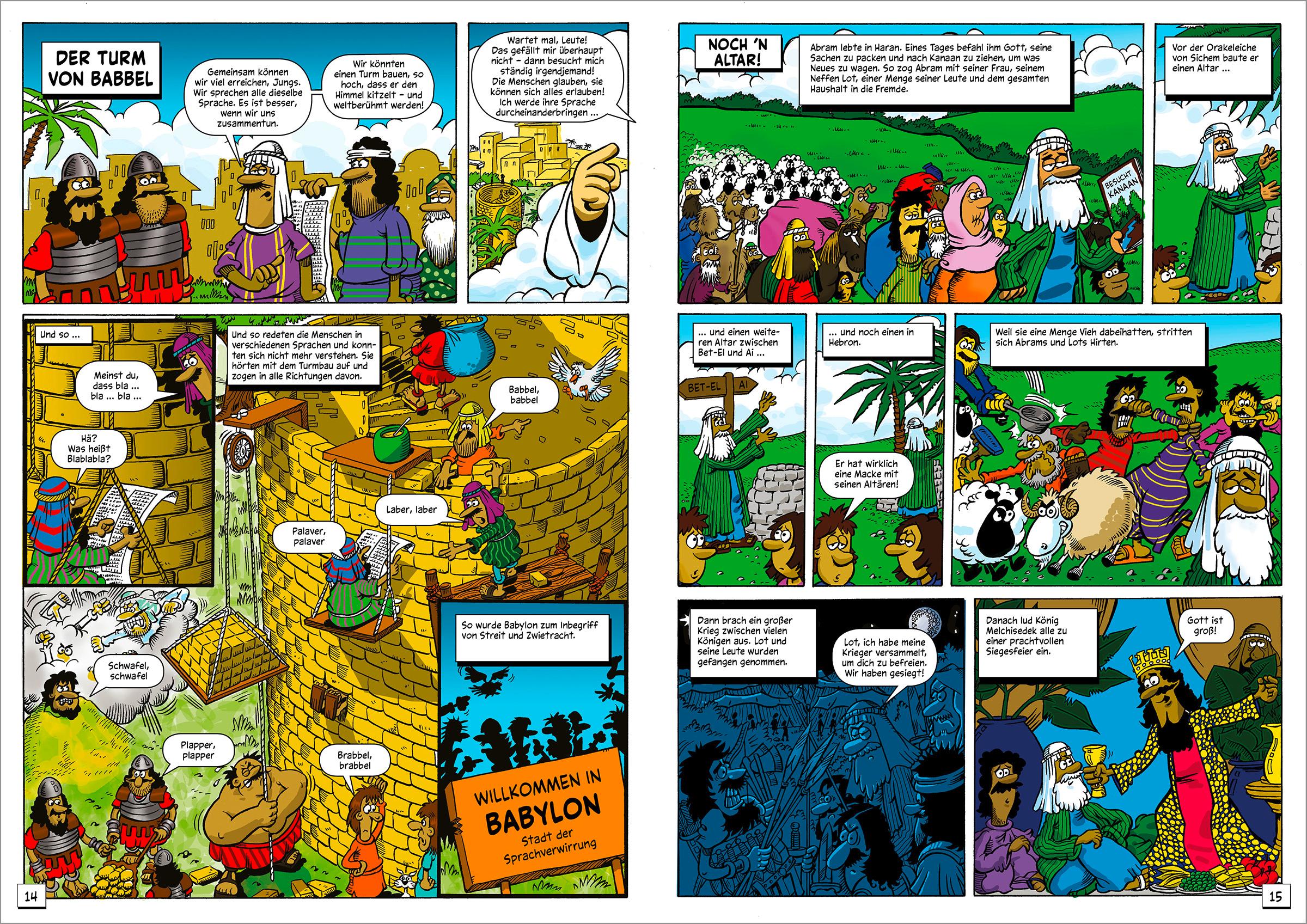 Beispielinhalt (Bild) Herders Comic-Bibel