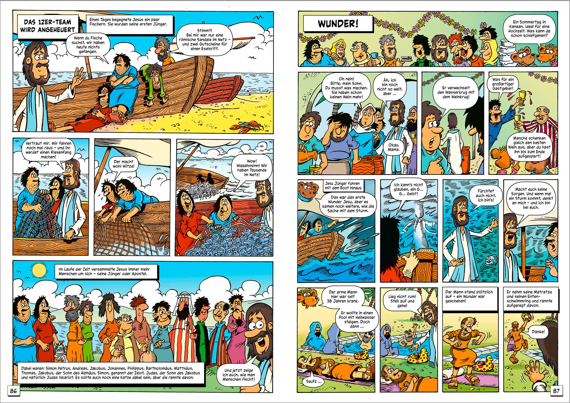 Beispielinhalt (Bild) Herders Comic-Bibel