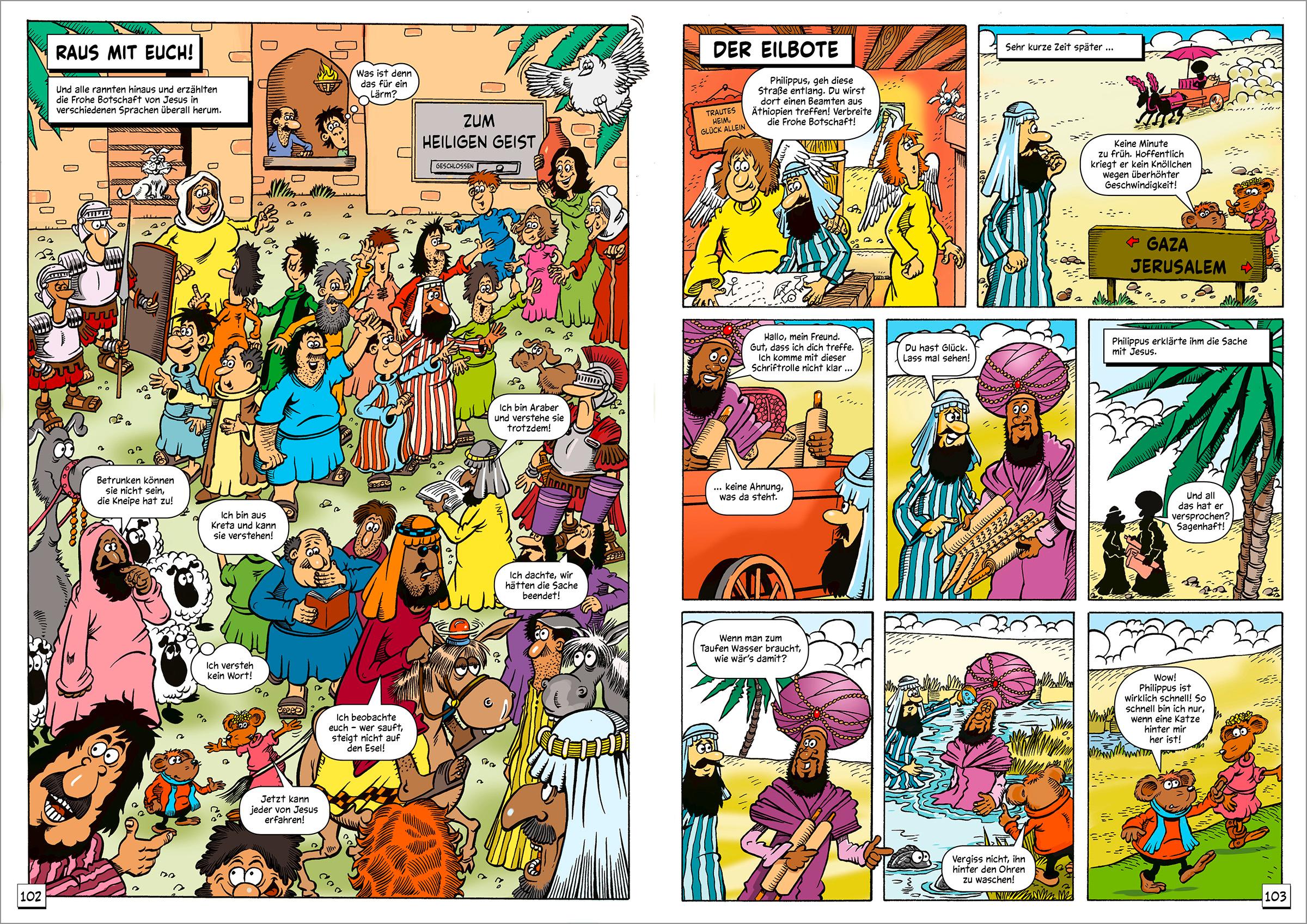 Beispielinhalt (Bild) Herders Comic-Bibel