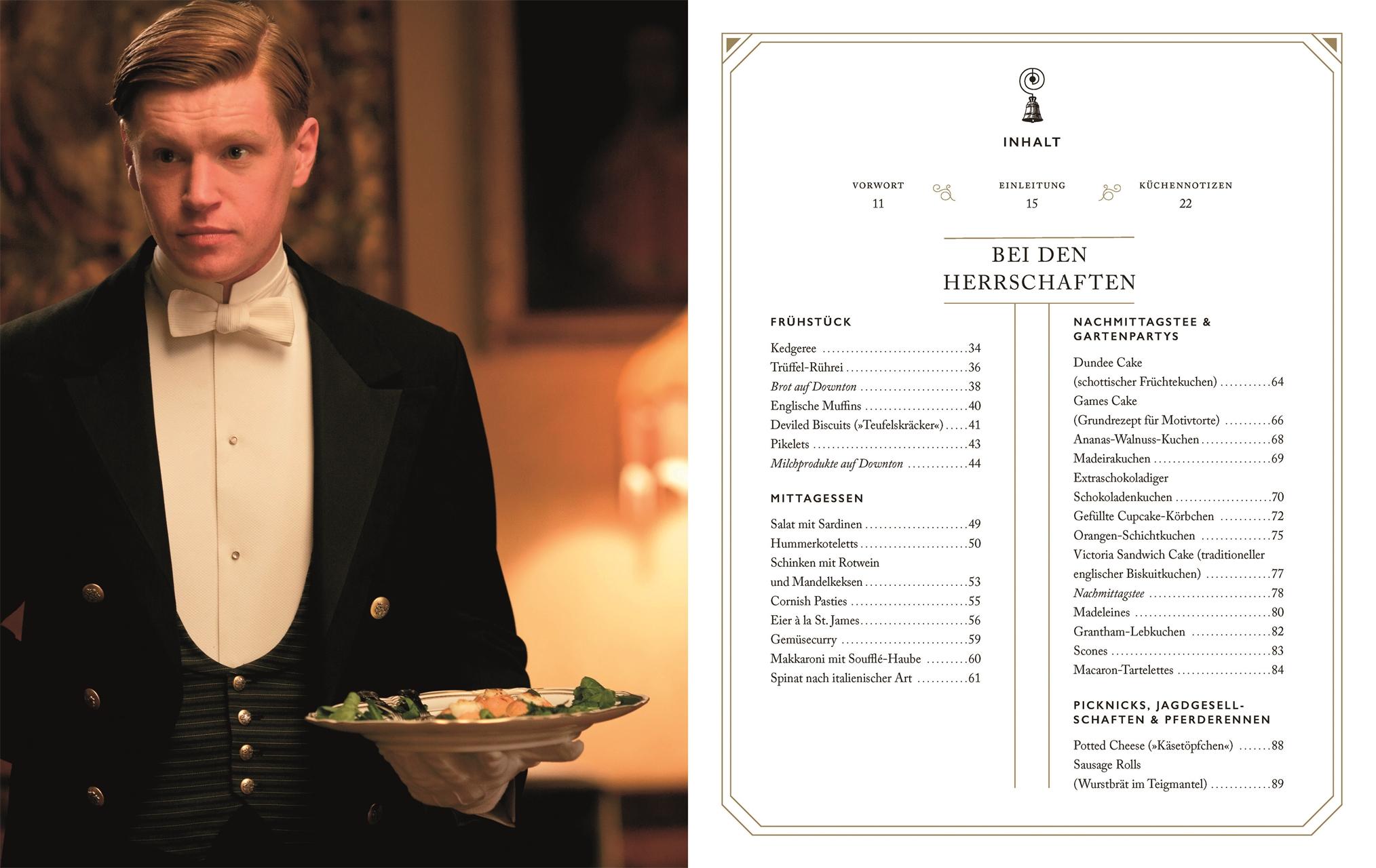 Beispielinhalt (Bild) Das offizielle Downton-Abbey-Kochbuch