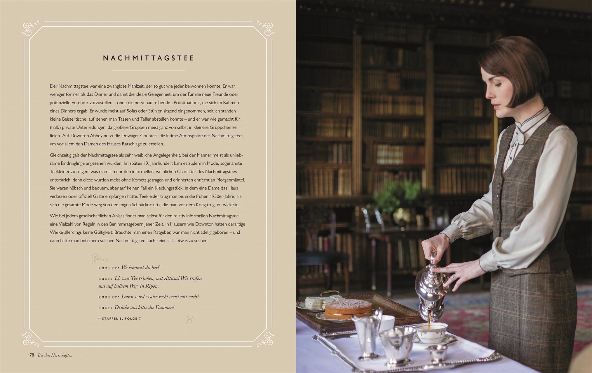 Beispielinhalt (Bild) Das offizielle Downton-Abbey-Kochbuch