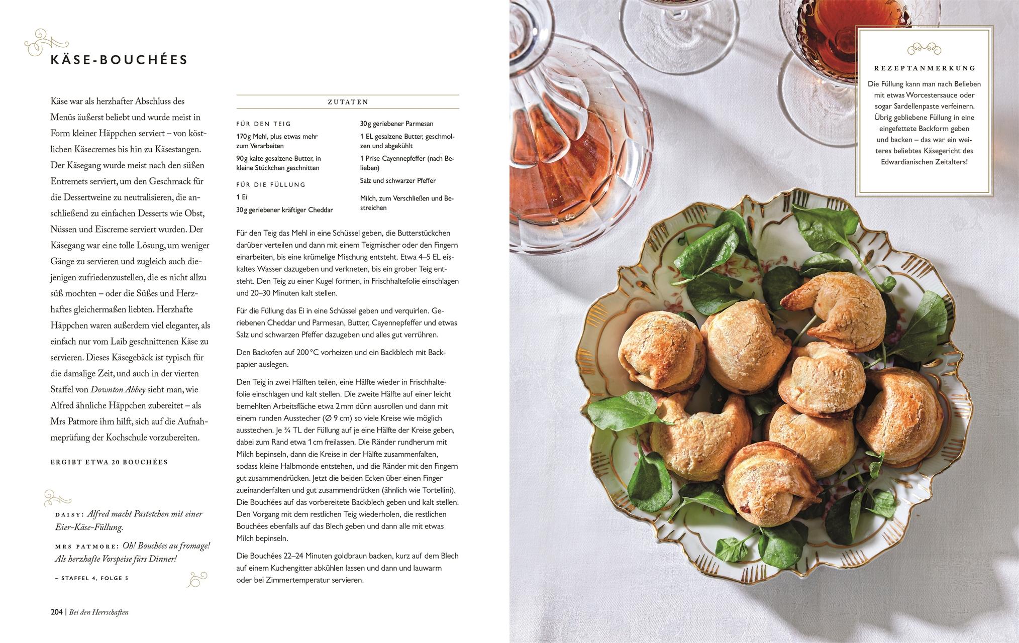 Beispielinhalt (Bild) Das offizielle Downton-Abbey-Kochbuch