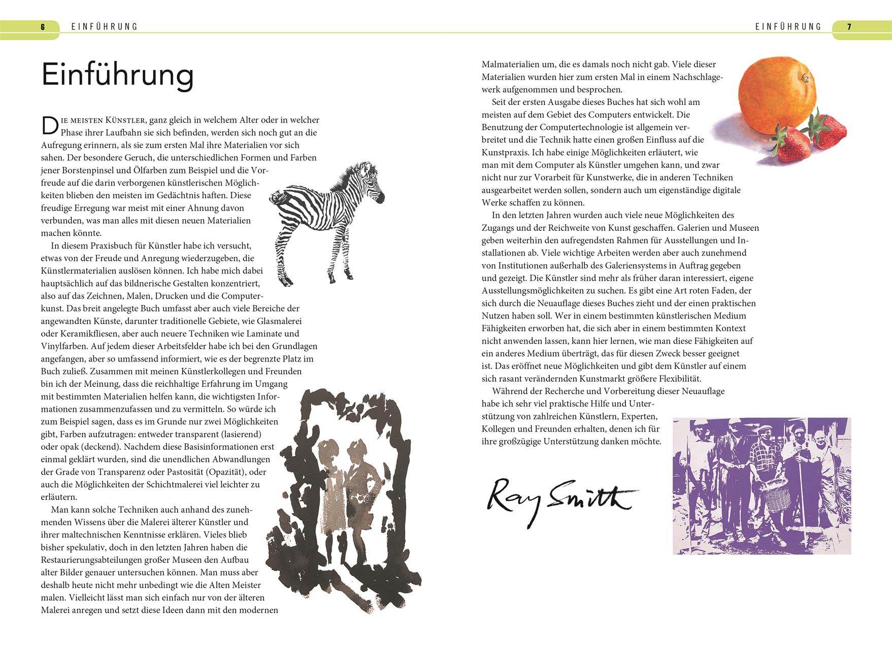 Beispielinhalt (Bild) Praxisbuch für Künstler