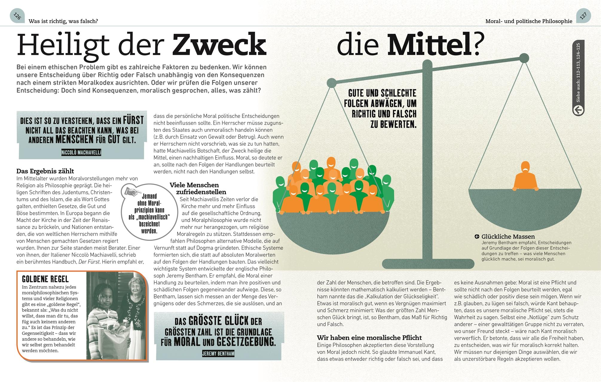 Beispielinhalt (Bild) Kernfragen Philosophie