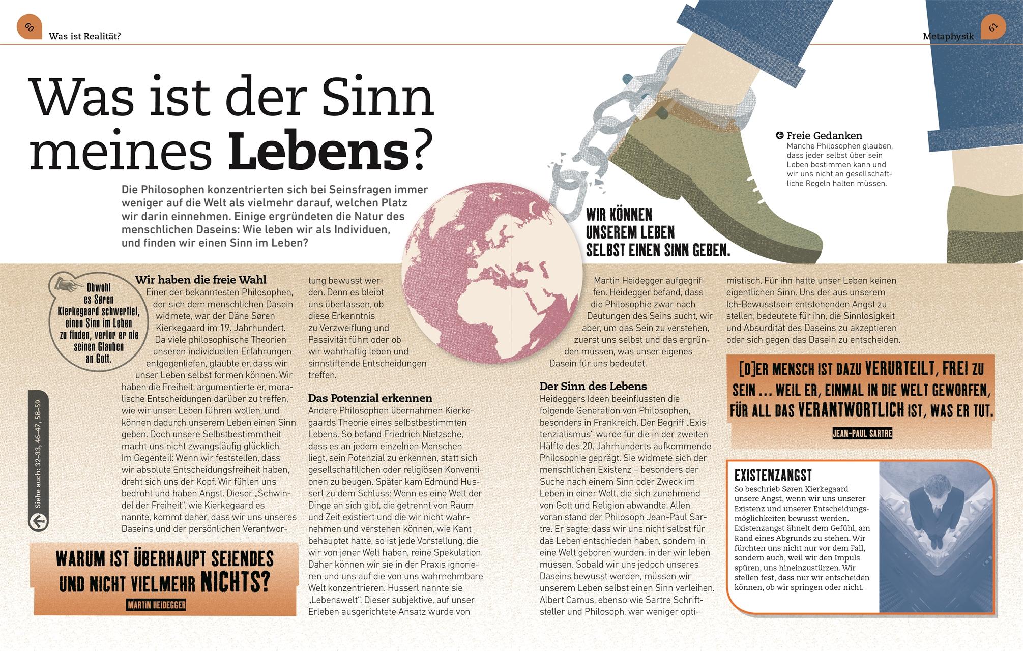 Beispielinhalt (Bild) Kernfragen Philosophie