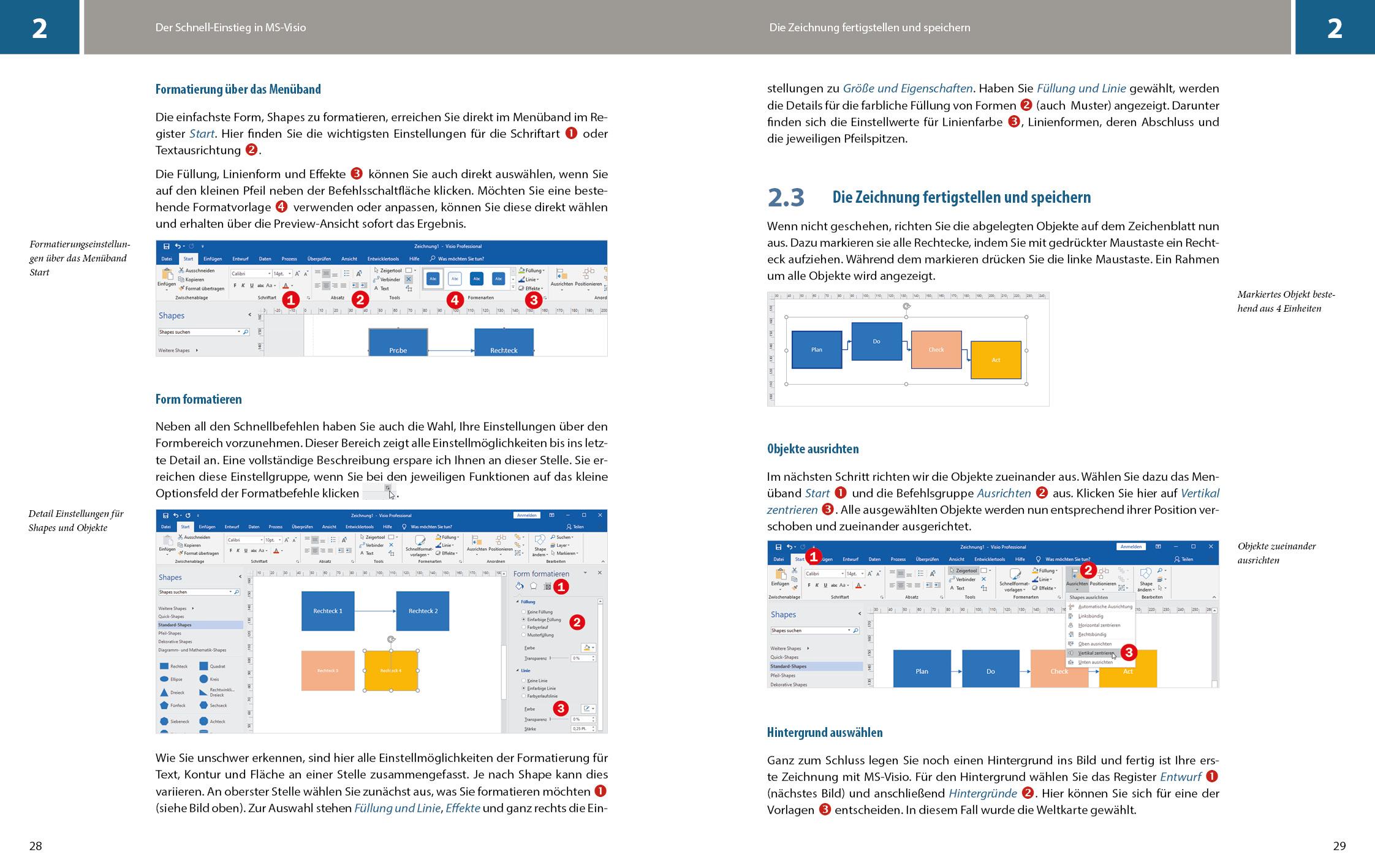 Beispielinhalt (Bild) Visio 2019, 2016 und 2013