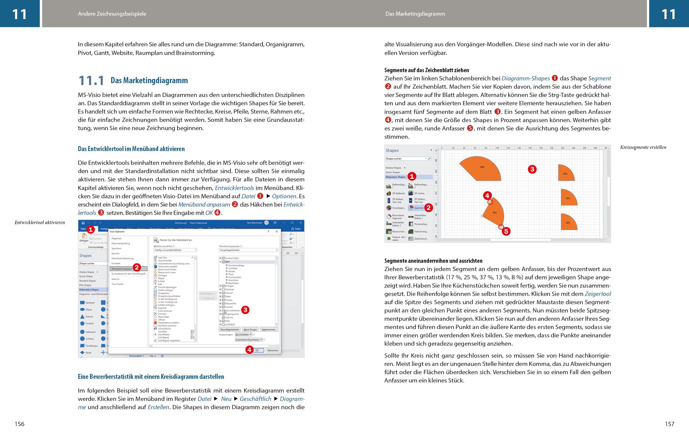 Beispielinhalt (Bild) Visio 2019, 2016 und 2013
