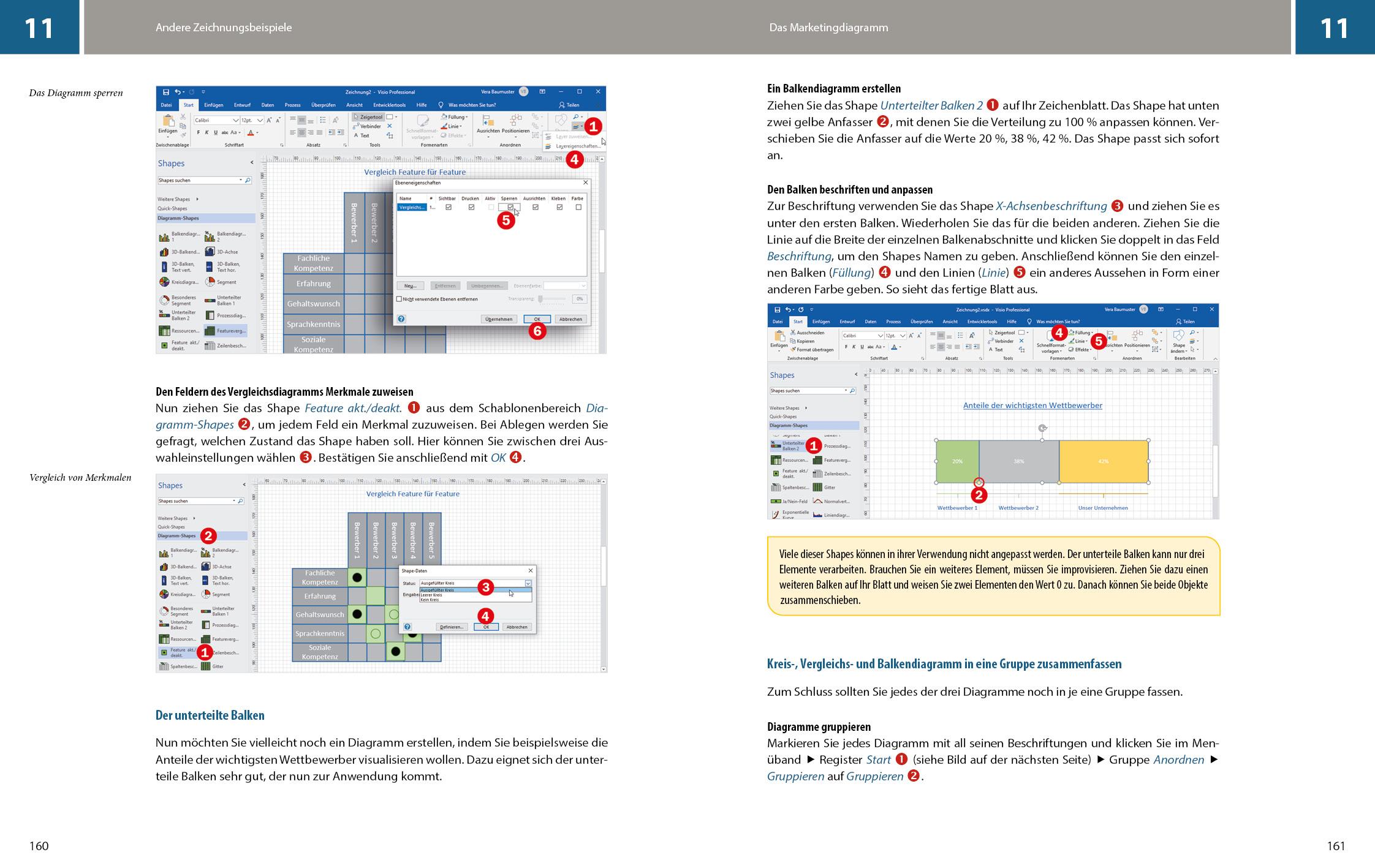 Beispielinhalt (Bild) Visio 2019, 2016 und 2013