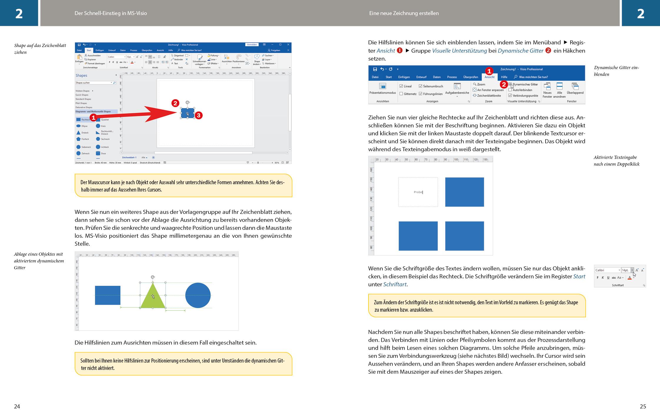 Beispielinhalt (Bild) Visio 2019, 2016 und 2013
