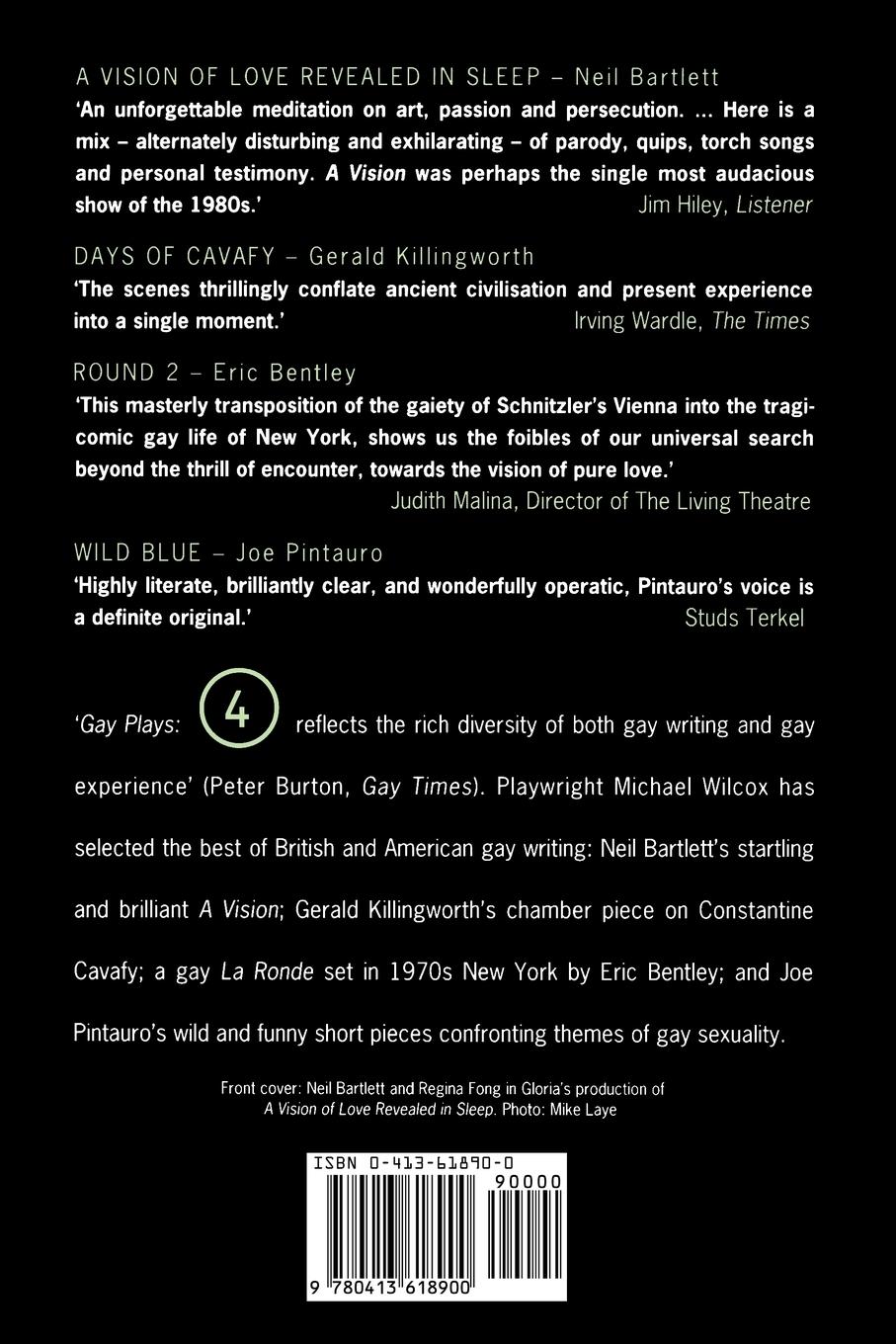 Rückseitencover Gay Plays