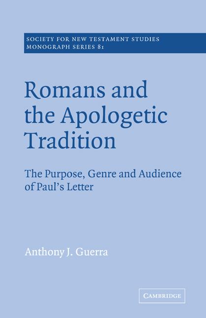Vorderes Coverbild Romans and the Apologetic Tradition