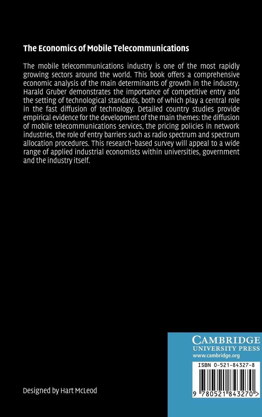 Rückseitencover The Economics of Mobile Telecommunications