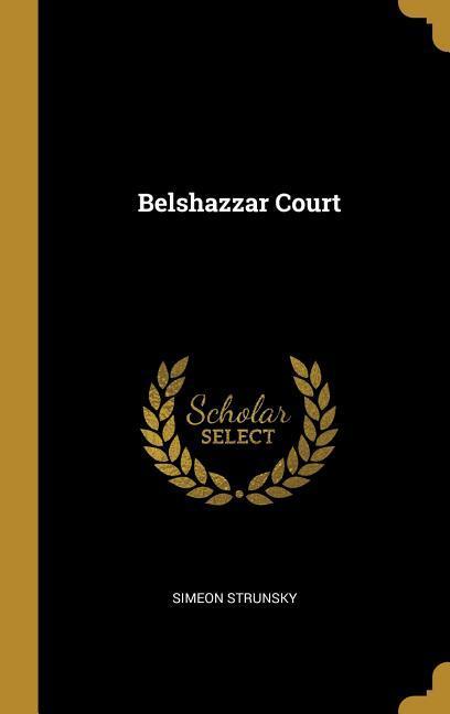 Vorderes Coverbild Belshazzar Court