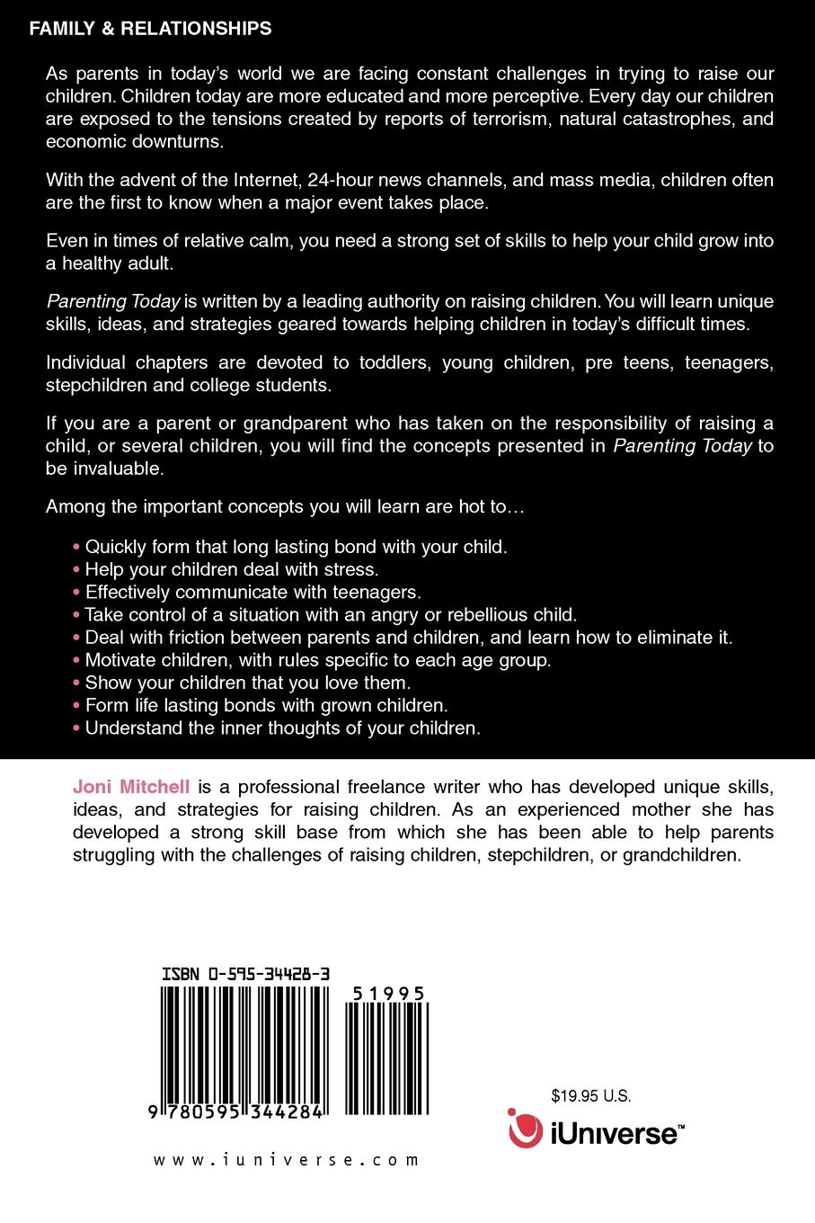 Rückseitencover Parenting Today